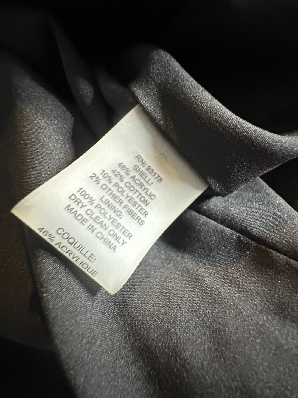 Elie Tahari Womens Tweed Double-Breasted Blazer Black White S Classic Fit - Picture 9 of 9